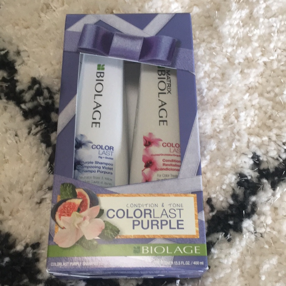 Purple toning shampoo set!